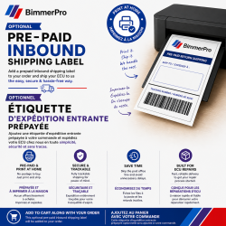 Réparation ECU BMW | Étiquette d’expédition prépayée | BimmerPro